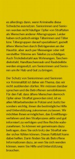 Vorschaubild Der Opferschutz für Seniorinnen und Senioren