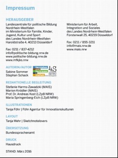 Vorschaubild Vorschaubild 2: Demokratie für mich. Grundrechte in Deutschland Ein Leitfaden für geflüchtete & einheimische Menschen