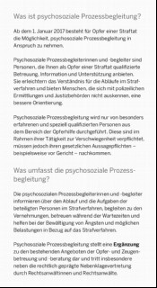 Vorschaubild 3: Die psychosoziale Prozessbegleitung im Strafverfahren.